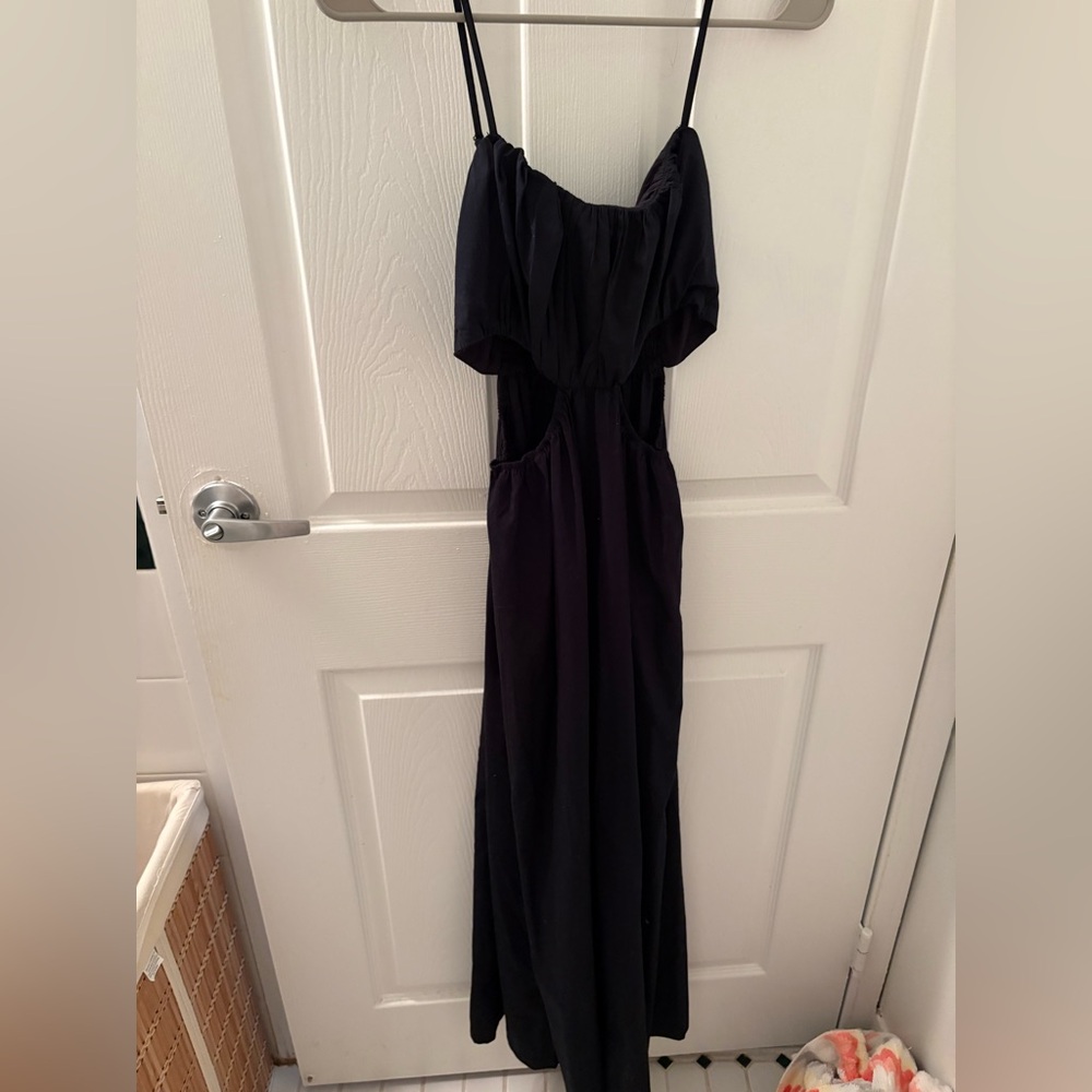 Abercrombie & Fitch - size medium - black maxi dress with cutouts